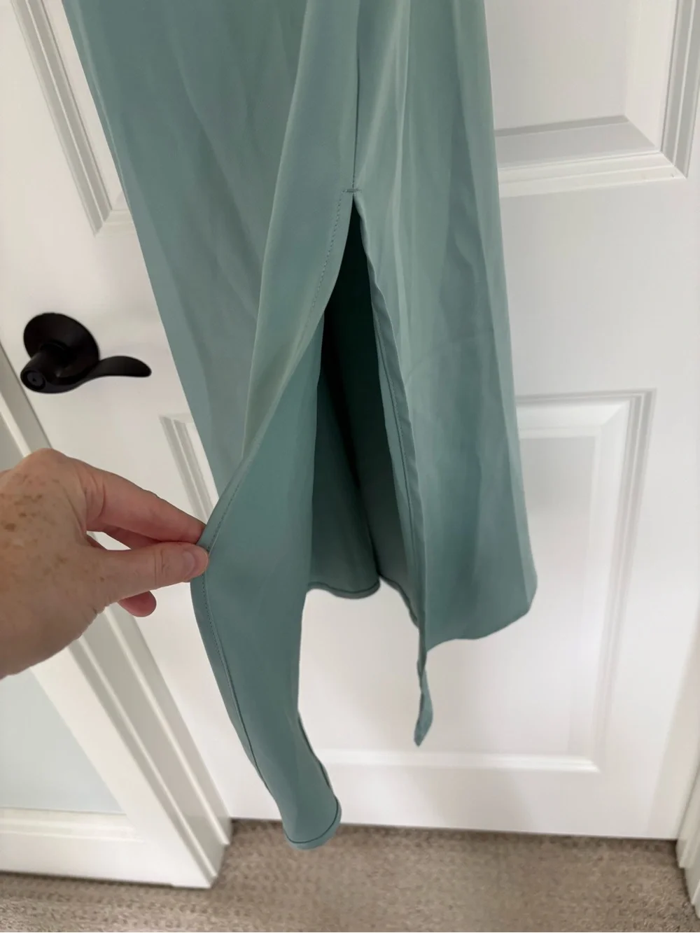 NWT Banana Republic Valley Satin Slip Midi Dress M - Picture 5 of 9
